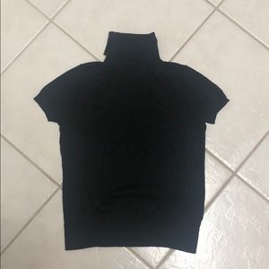 Banana Republic Black SS turtleneck